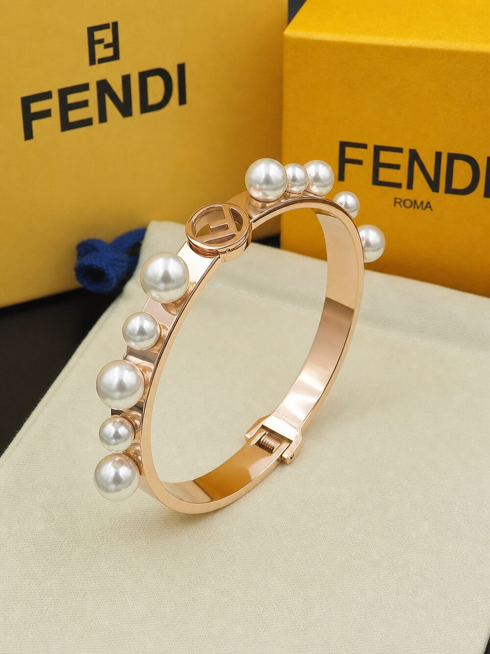 Fendi Modern Designer Bracelet Style 4 | New with Box - Picture 5 of 9